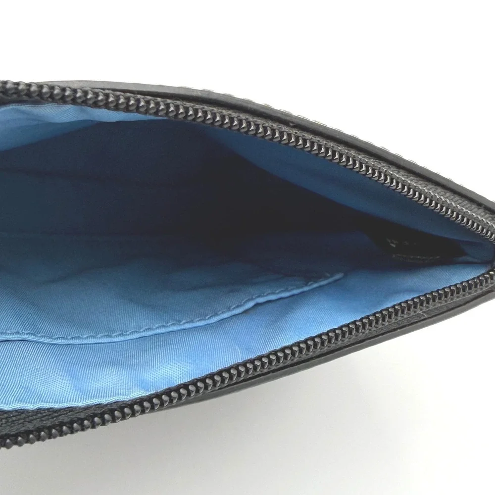 Coach Wristlet Black Patent Leather‎ Signature C Embossed Monogram